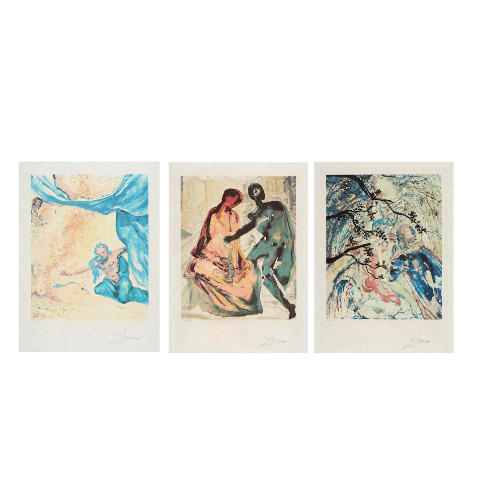 Les Amoureux (Field 79-7, Michler/Löpsinger 1563-1568) by Salvador Dali