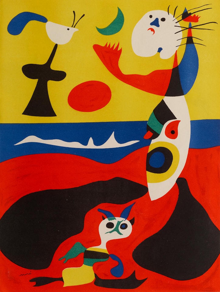 L"Été, from Verve No. 3 (Dupin 1310) by Joan Miró