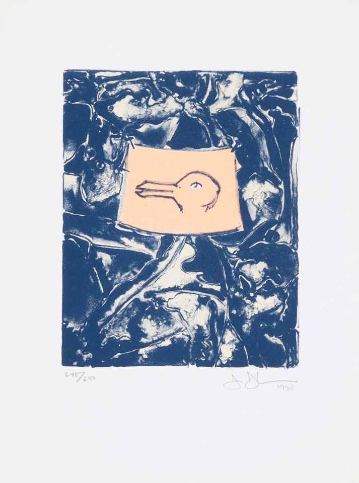 Untitled, from Harvey Gantt Portfolio (ULAE 252, Gemini 1456) by Jasper Johns