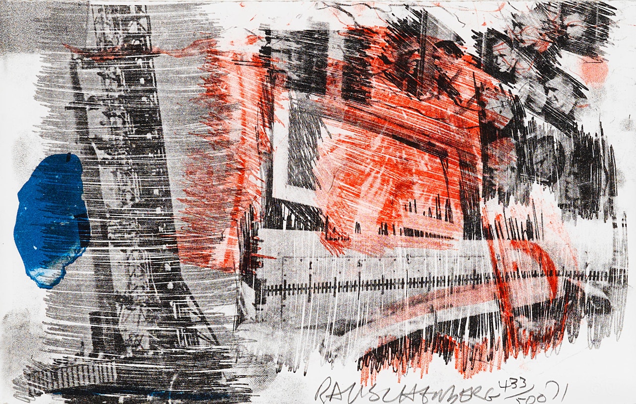 Sub-Total, from Stoned Moon Series (Gemini 429) by Robert Rauschenberg