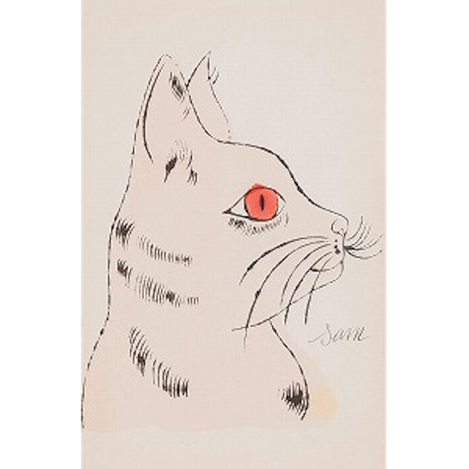 Cat named Sam (F. & S. Ⅳ.57A) by Andy Warhol