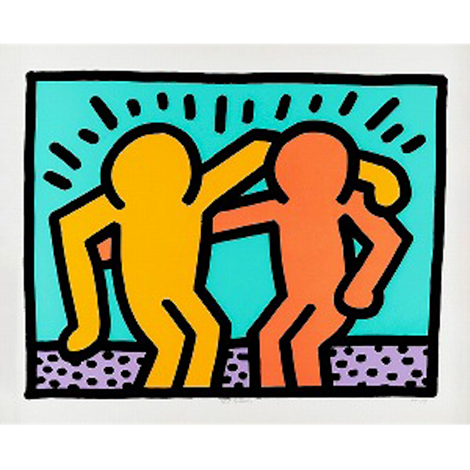 Best Buddies (Littmann P.185) by Keith Haring