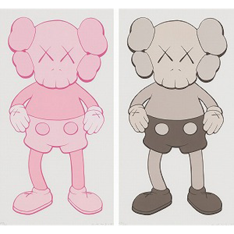 COMPANION (Pink, Gray) by Kaws