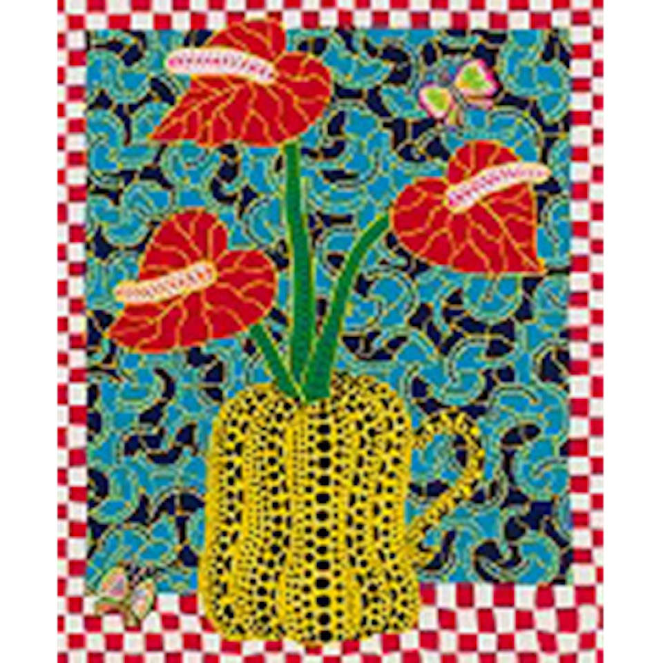 Flowers and Butterflies (Kusama 122) by Yayoi Kusama