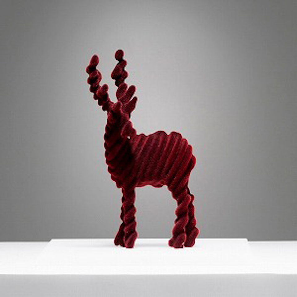 Velvet - Trans - Deer (R) by Kohei Nawa