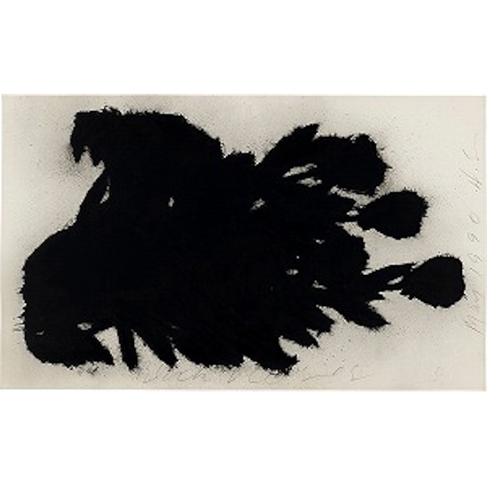 Black Roses by Donald Sultan