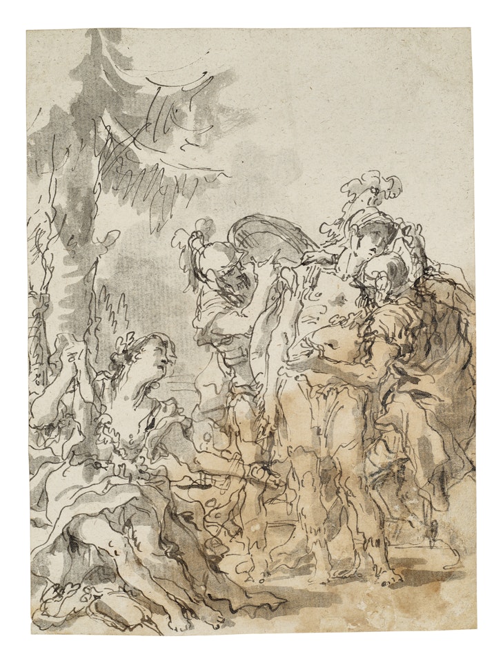 Rinaldo abandoning Armida by Giovanni Domenico Tiepolo