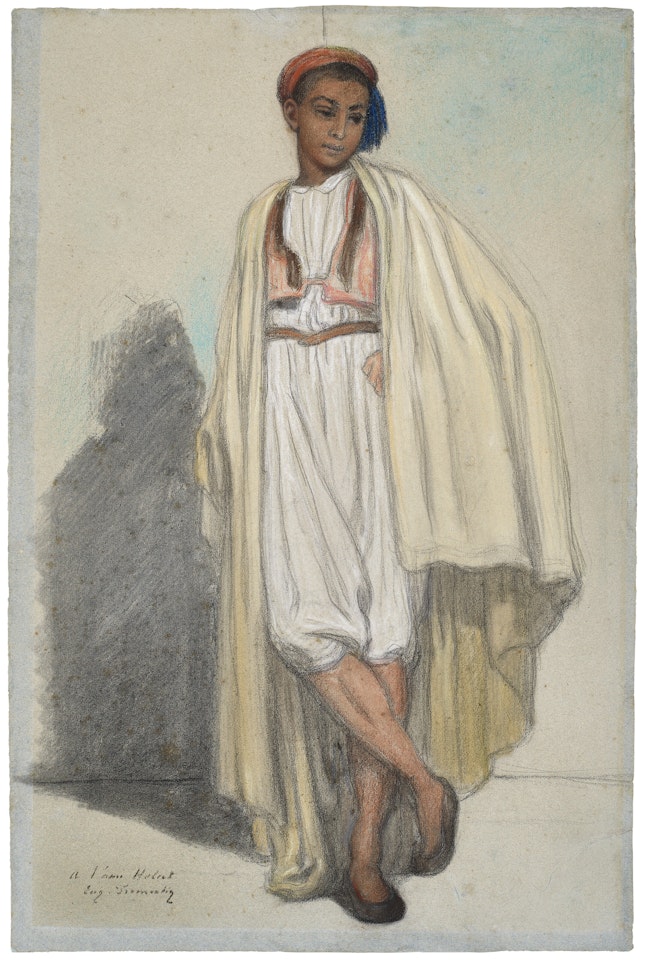 A youth in oriental costume by Eugene Fromentin