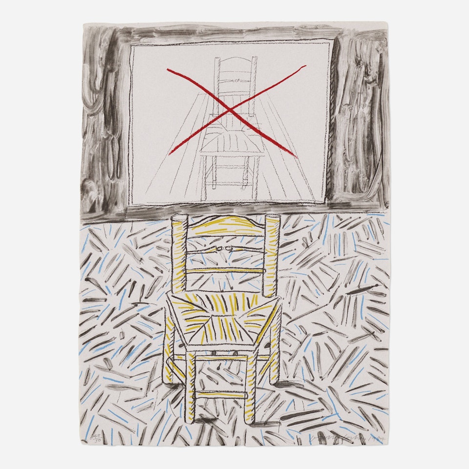 The Perspective Lesson (from the Moving Focus series) by David Hockney