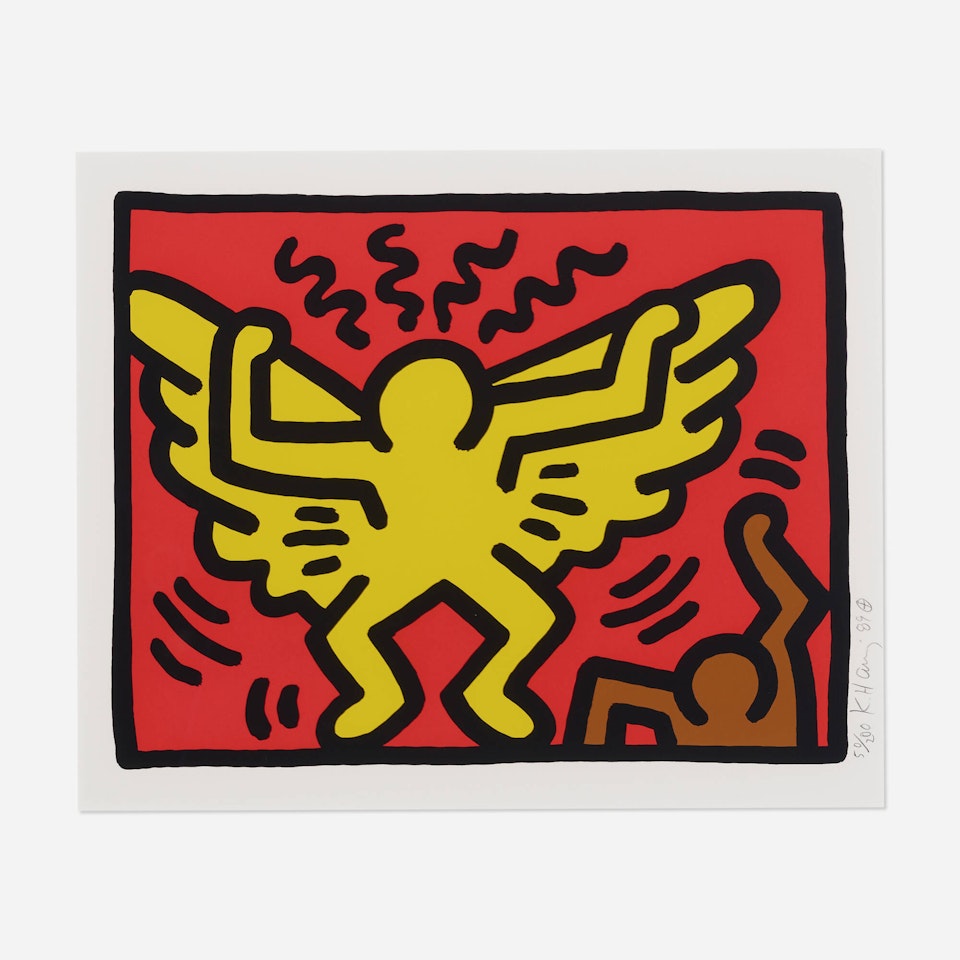 Untitled (from the Pop Shop IV series) by Keith Haring