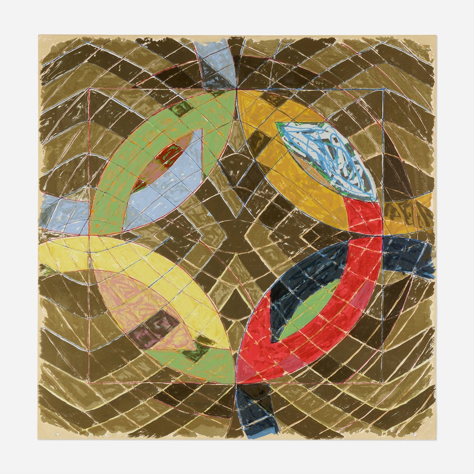 Polar Co-Ordinates VI (from the Polar Co-Ordinates for Ronnie Peterson series) by Frank Stella