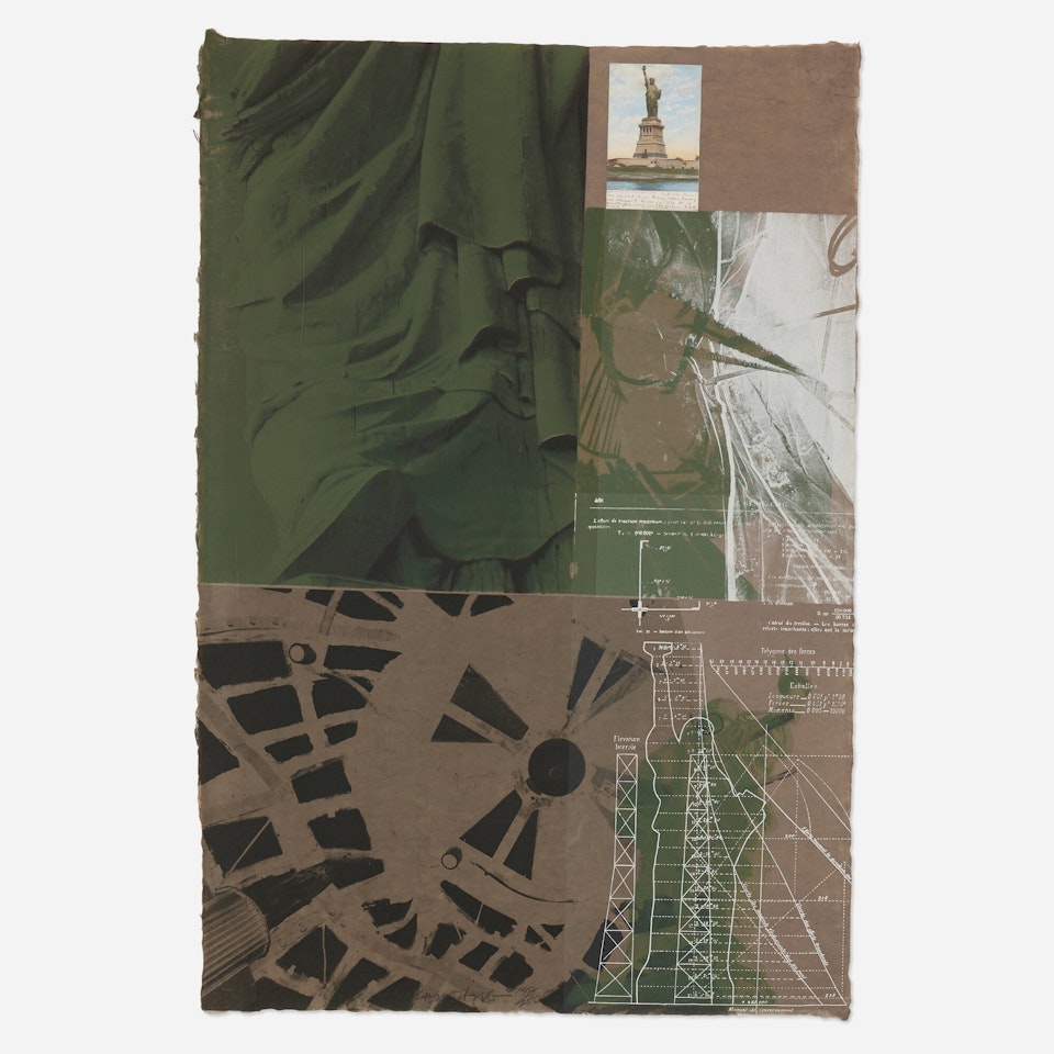 Statue of Liberty (from the New York, New York portfolio) by Robert Rauschenberg