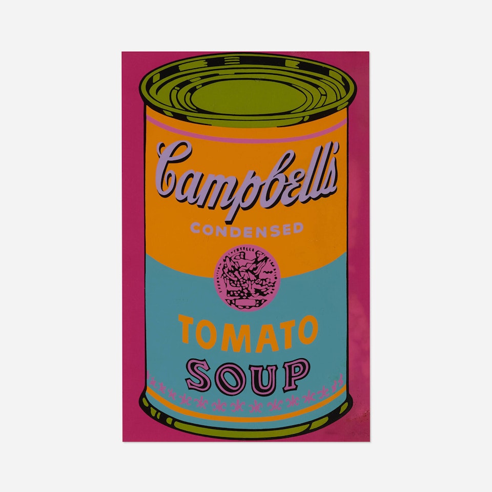 Campbell Soup Can for Banner by Andy Warhol