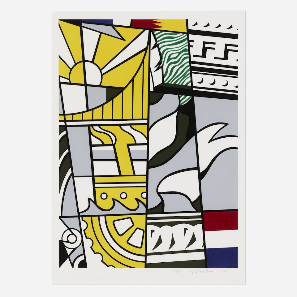 Bicentennial Print (from the America: The Third Century portfolio) by Roy Lichtenstein