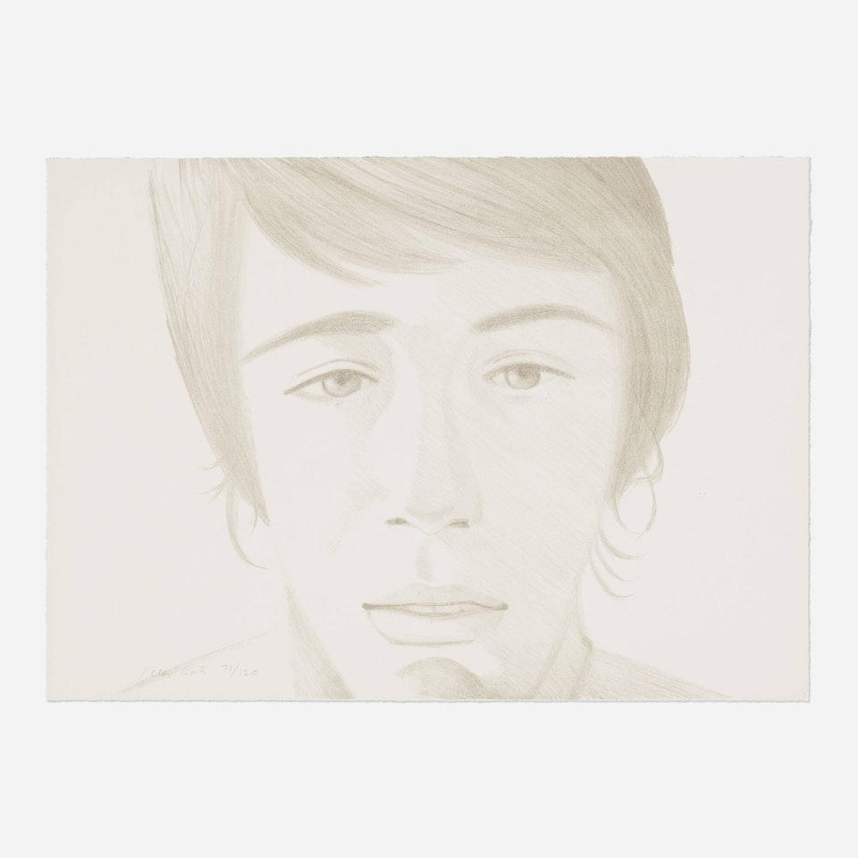 Vincent (from the Prints for Phoenix House portfolio) by Alex Katz