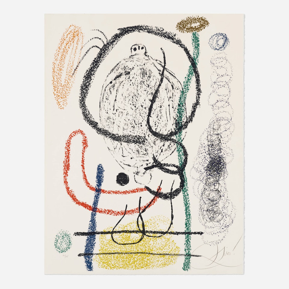 Album 21, plate 5 (from the Poème de Carlos Franqui portfolio) by Joan Miró