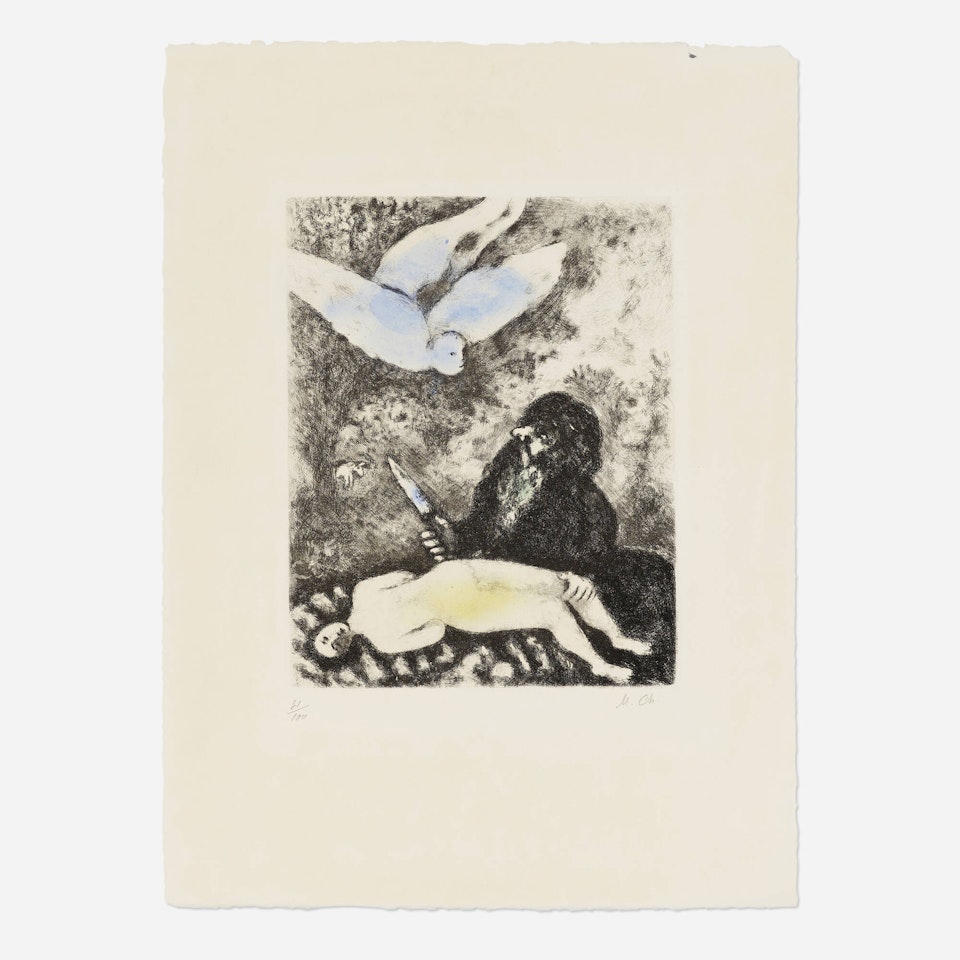 The Sacrifice of Abraham (from The Bible portfolio) by Marc Chagall