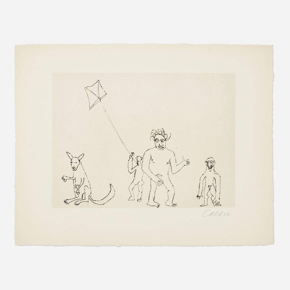 Untitled (Santa Claus III) by Alexander Calder