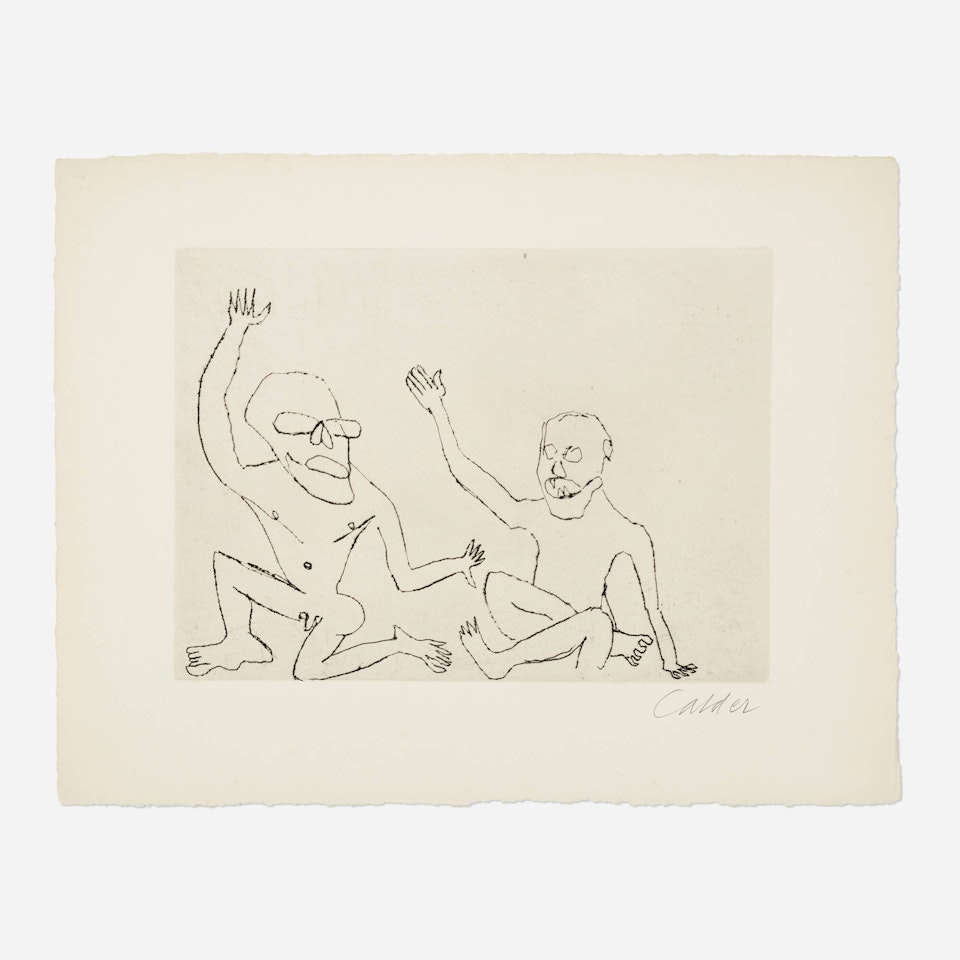 Untitled (Santa Claus V) by Alexander Calder