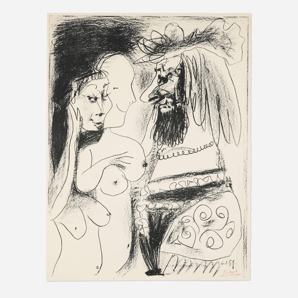 Le vieux roi by Pablo Picasso