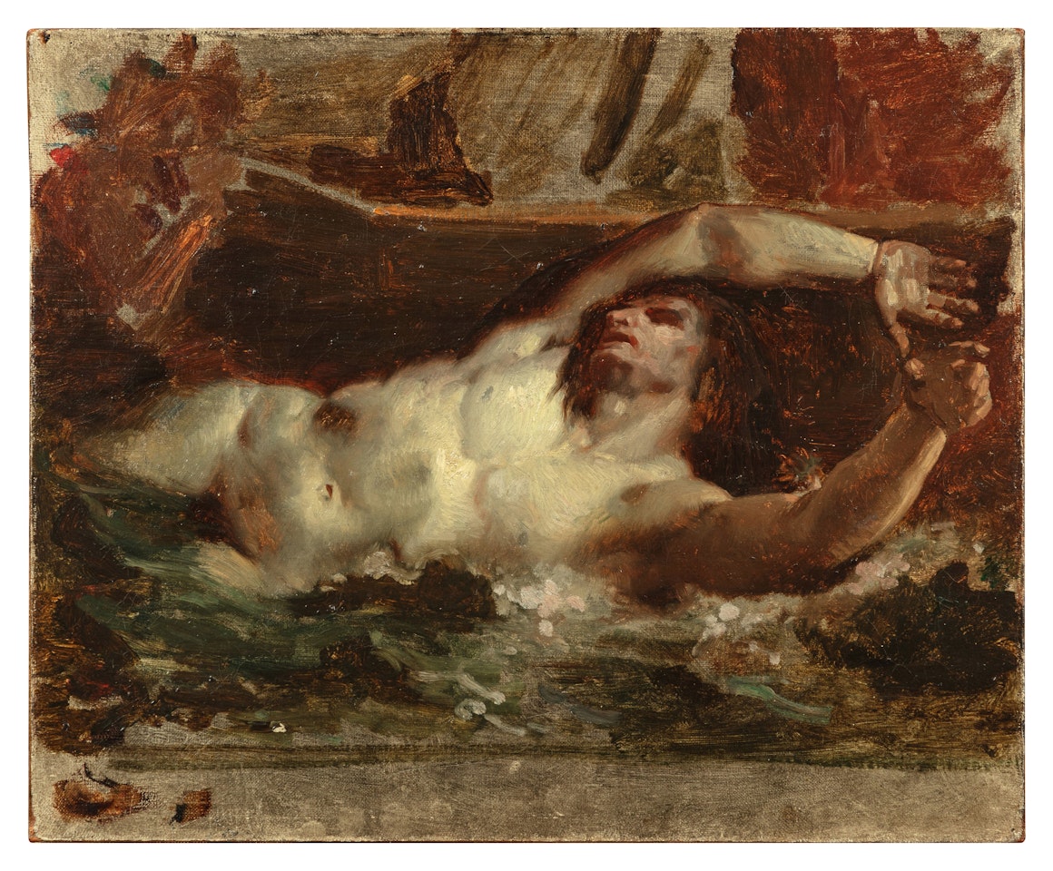 The Barque of Dante (After Delacroix) by William-Adolphe Bouguereau