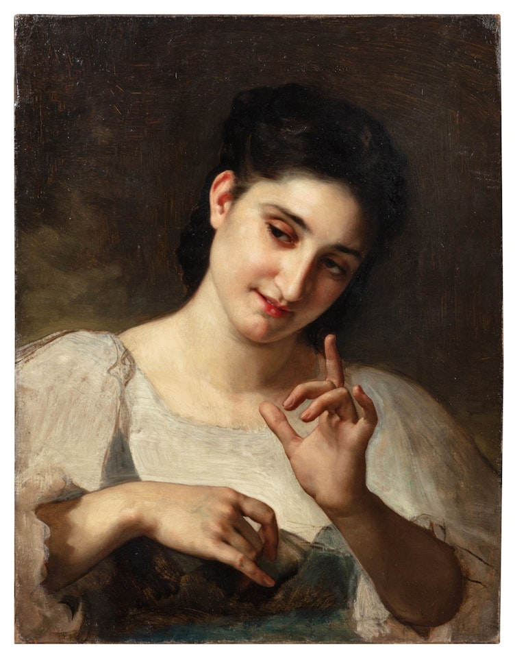 Bust of a Young Woman by William-Adolphe Bouguereau