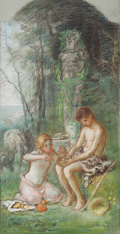 Spring (Daphnis and Chloe) by Jean-François Millet