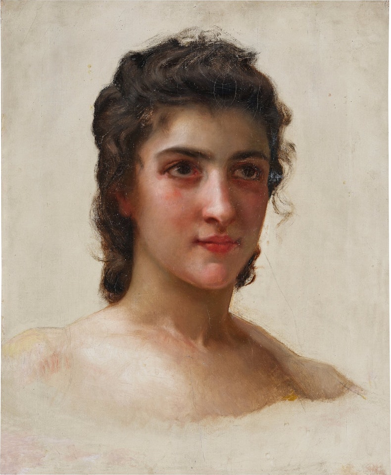 PORTRAIT STUDY OF GABRIELLE DRUNZER by William-Adolphe Bouguereau