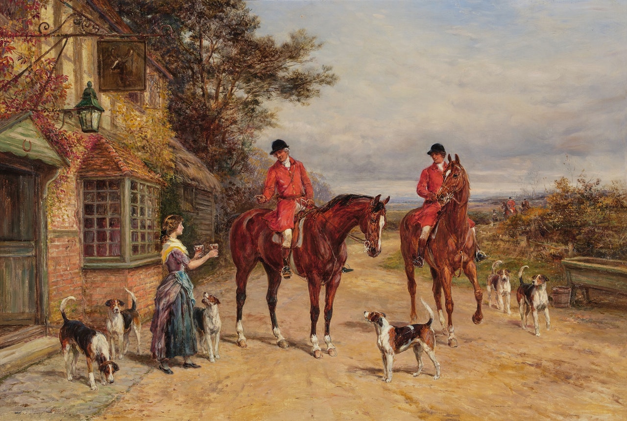 Off to the Meet by Heywood Hardy