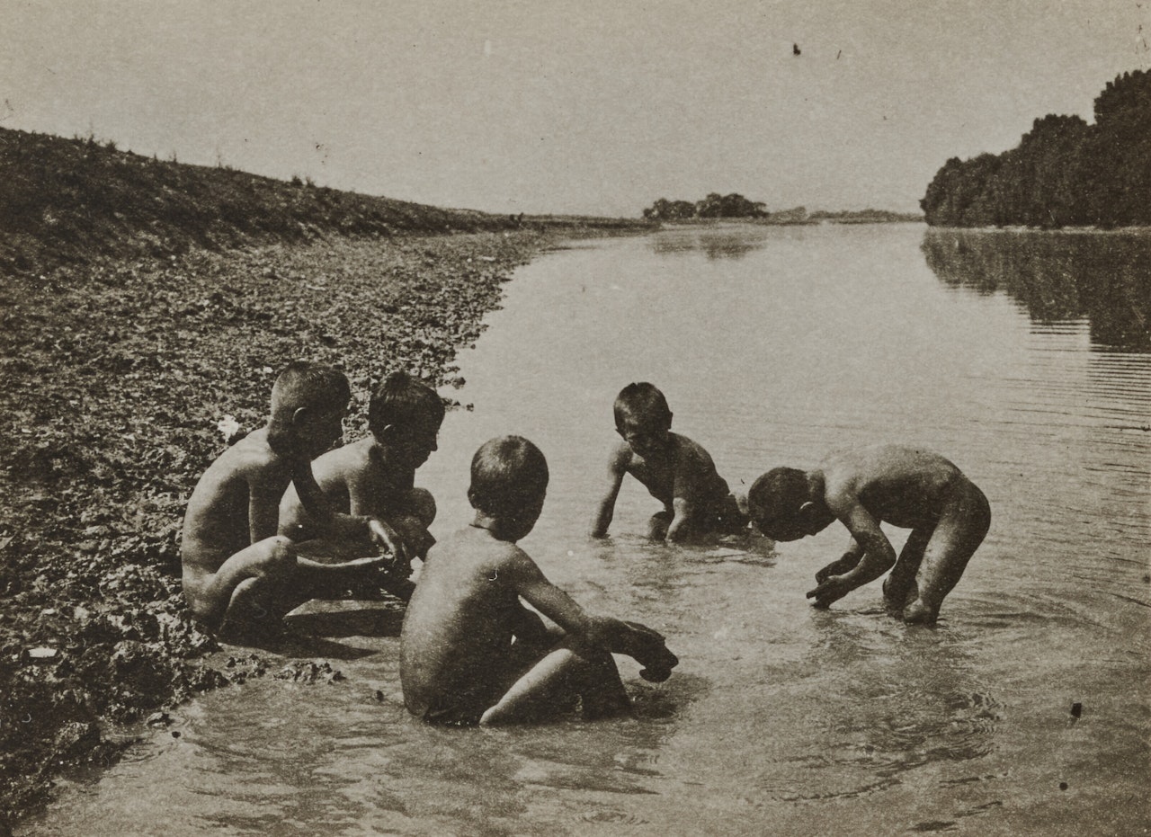Hungary (Bathers), June 30, 1917 by André Kertész