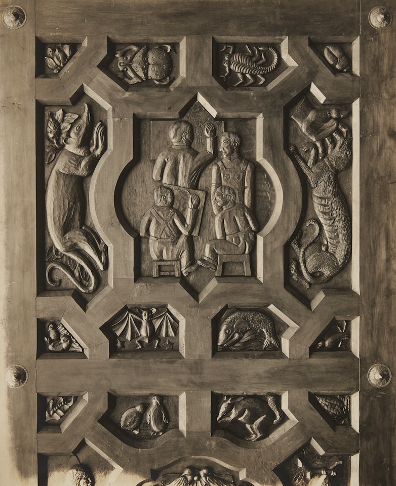Carved Door by Tina Modotti