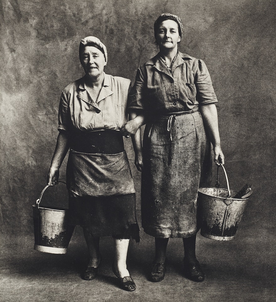 Cleaning Women, London by Irving Penn