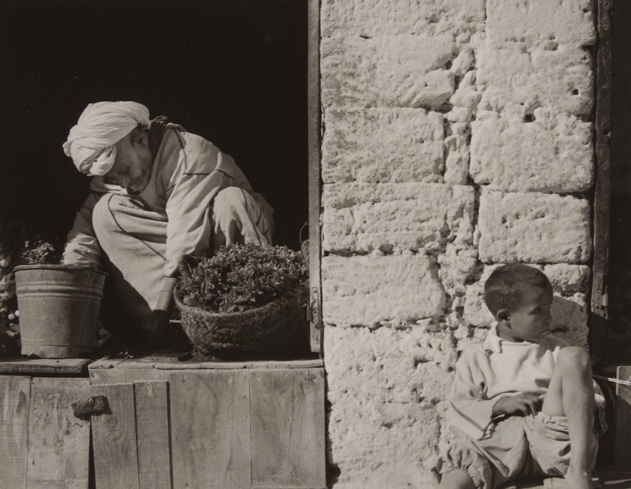 The Vegetable Shop, Mogador, Morocco by Paul Strand