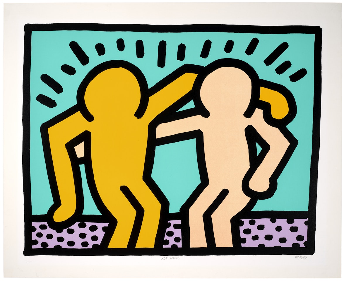 Best Buddies by Keith Haring