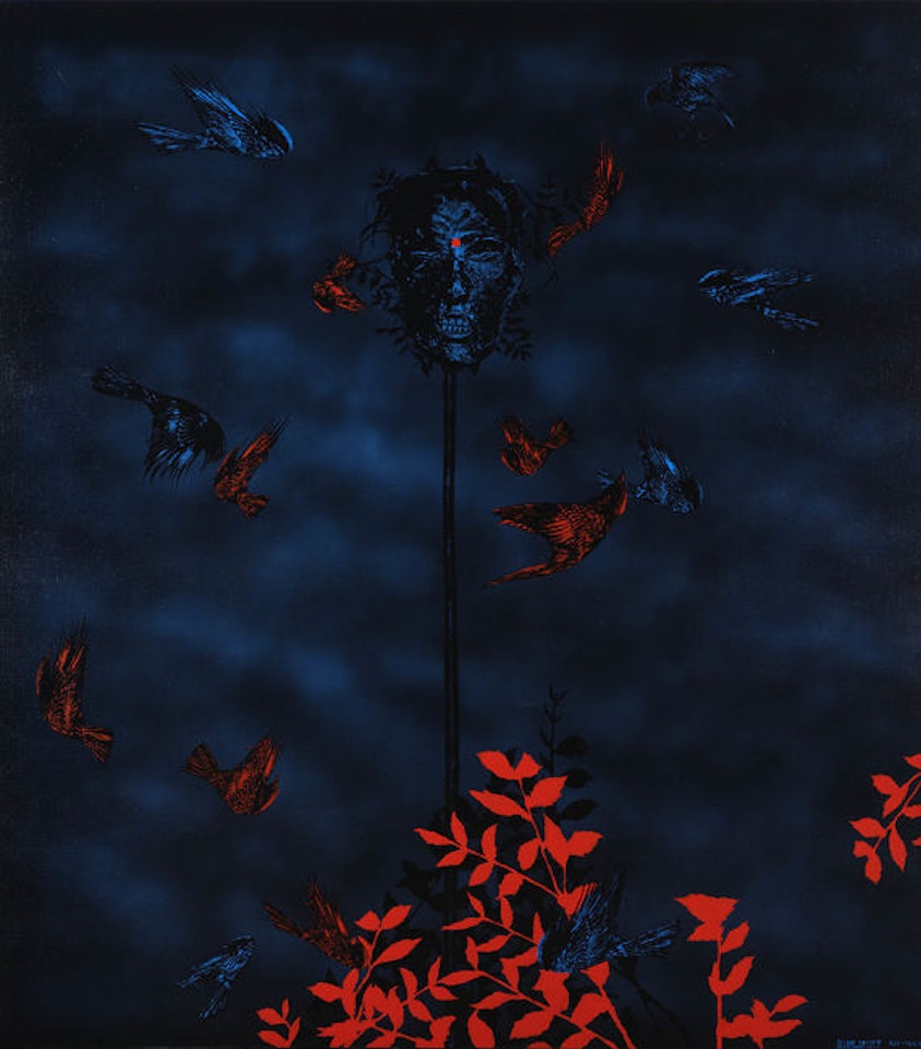 Blue Shift by Shane Cotton