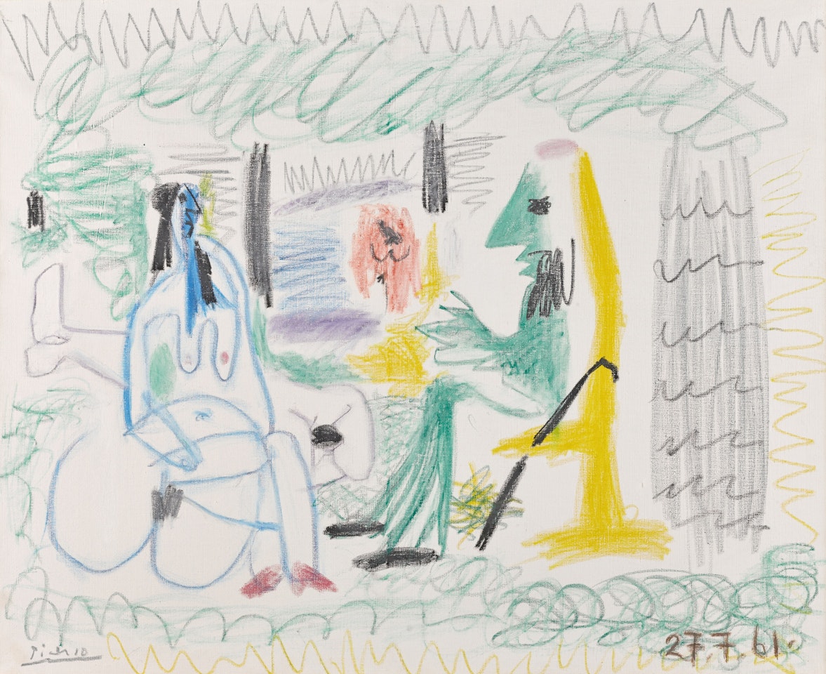 Le Déjeuner sur l"herbe by Pablo Picasso