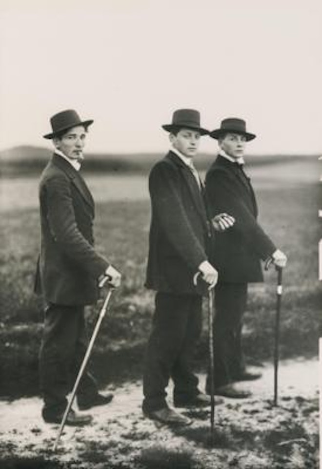 Young farmers, Westerwald by August Sander
