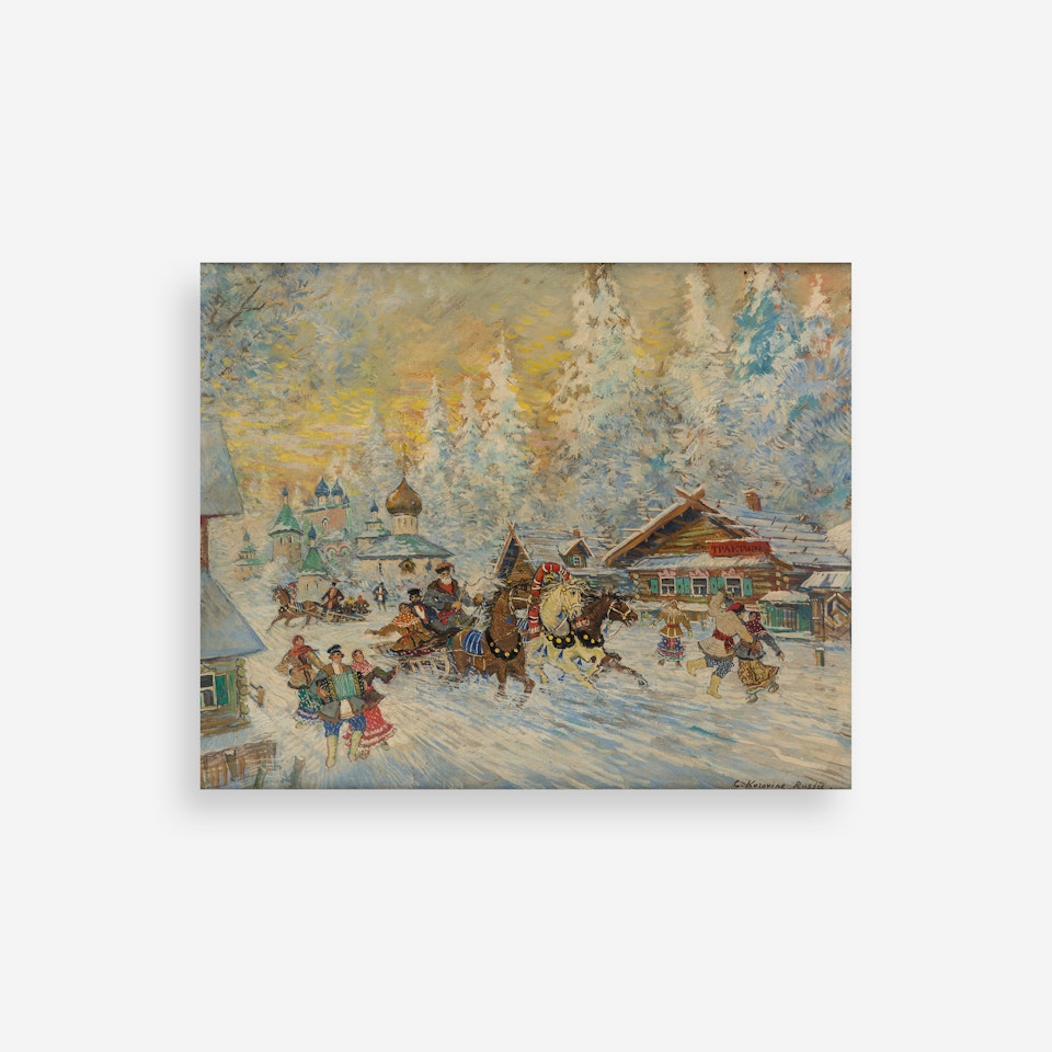 Joys of Winter by Konstantin Alekseevich Korovin