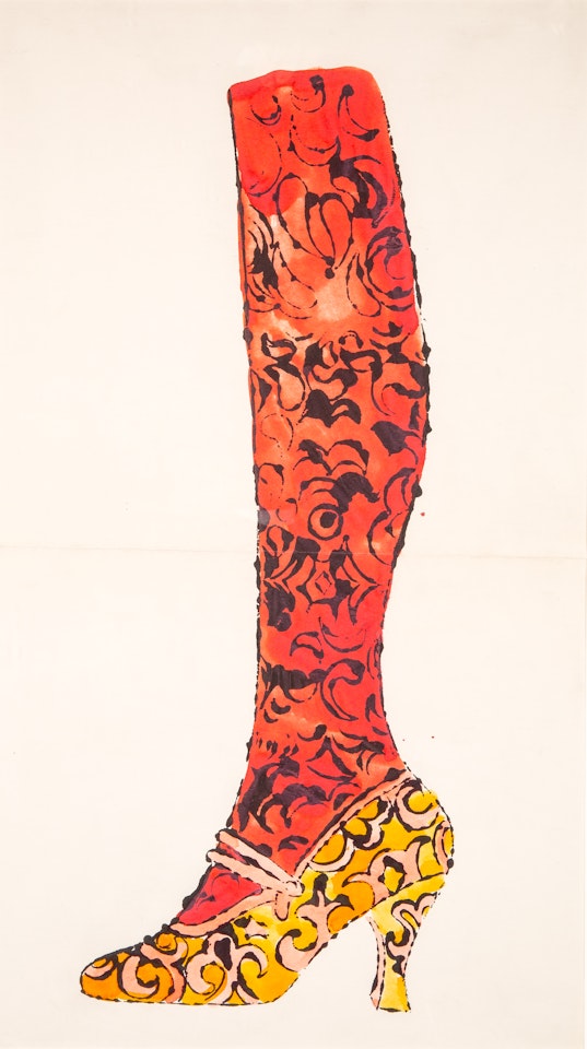 Shoe and Leg by Andy Warhol