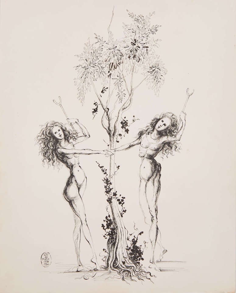 Dance around the Tree by Salvador Dali