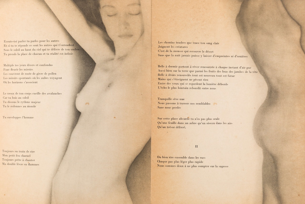  Facile. Poemes de Paul Eluard by Man Ray