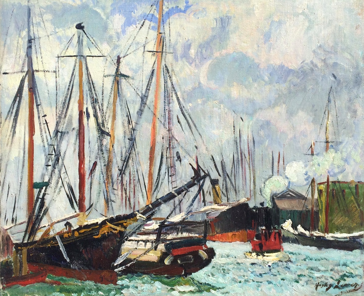 Harbor Scene by Hayley Lever