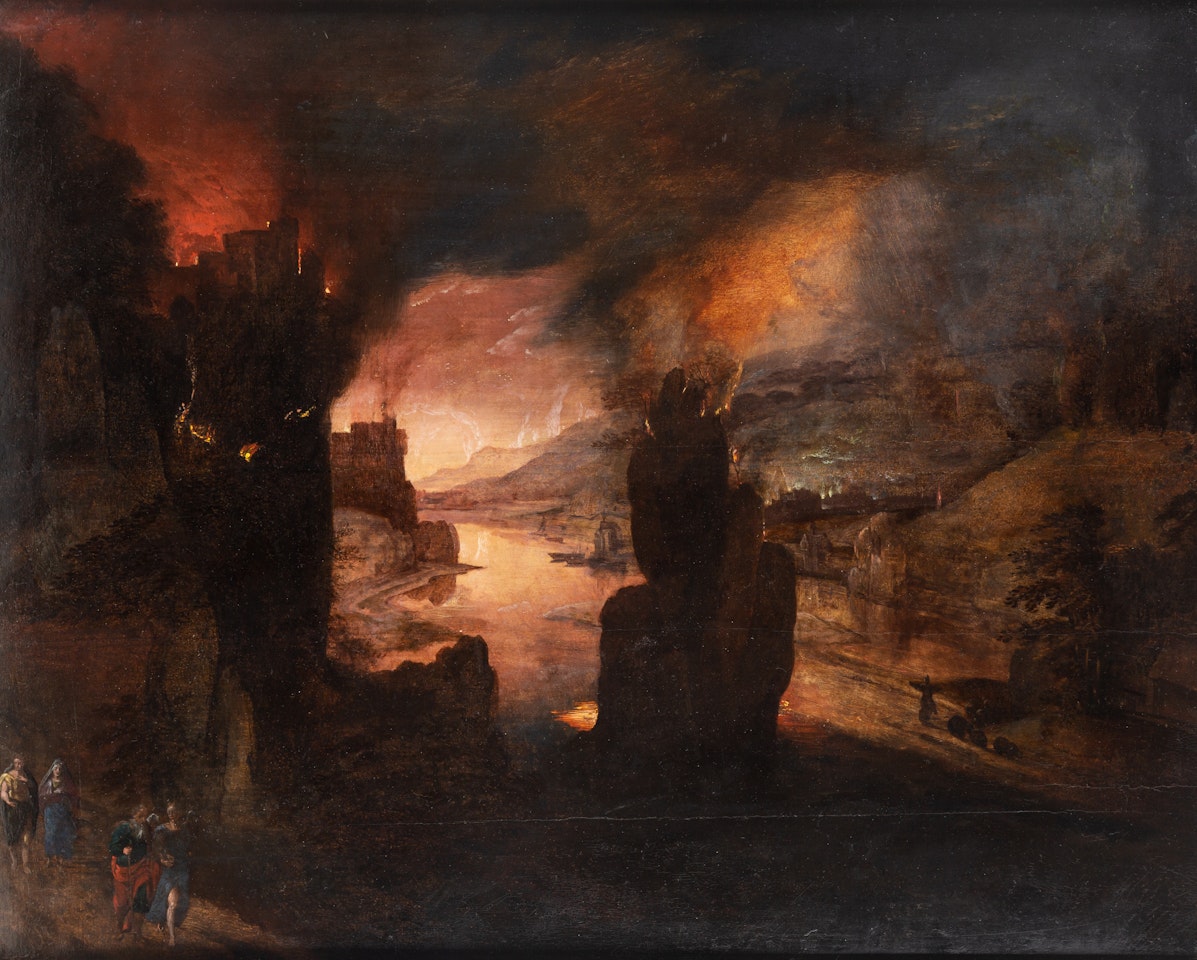 Sodom and Gomorrah by Flemish School