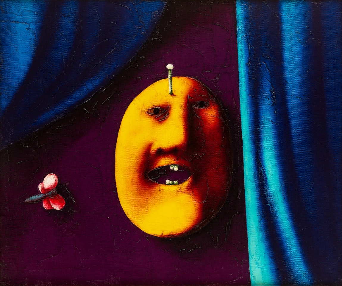 Mask, Dragonfly and Drape by Oleg Tselkov