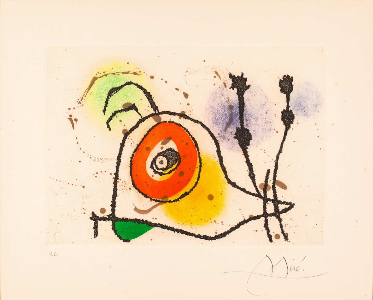 Escargot Enjoue by Joan Miró