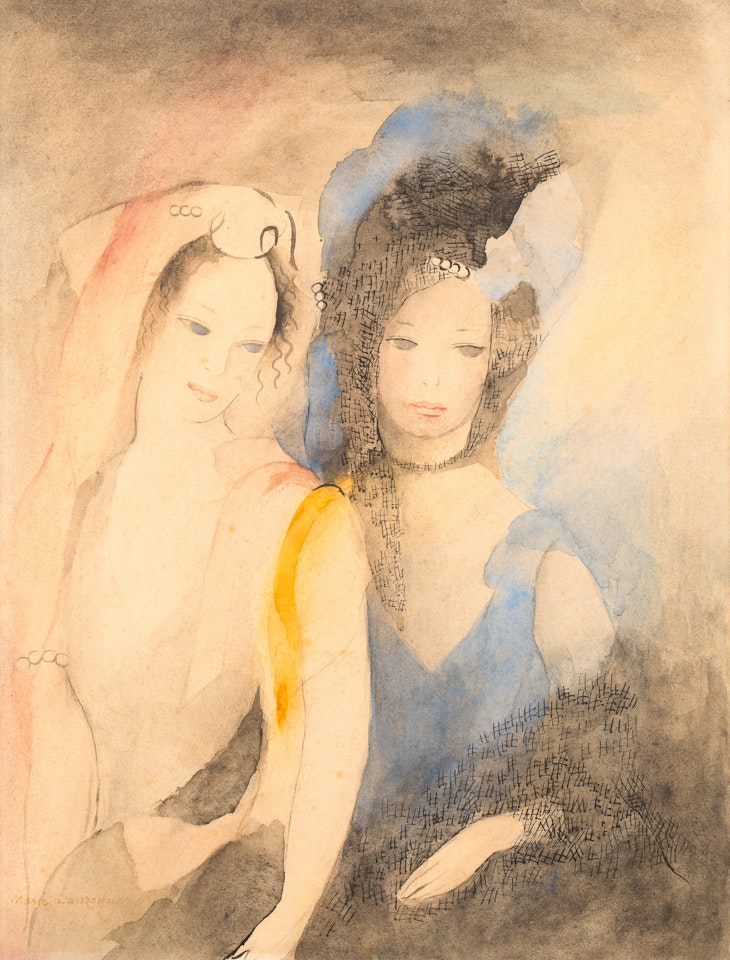 Portrait de femmes by Marie Laurencin