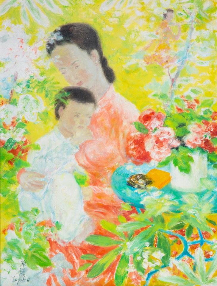 Mère et enfant by Le Pho