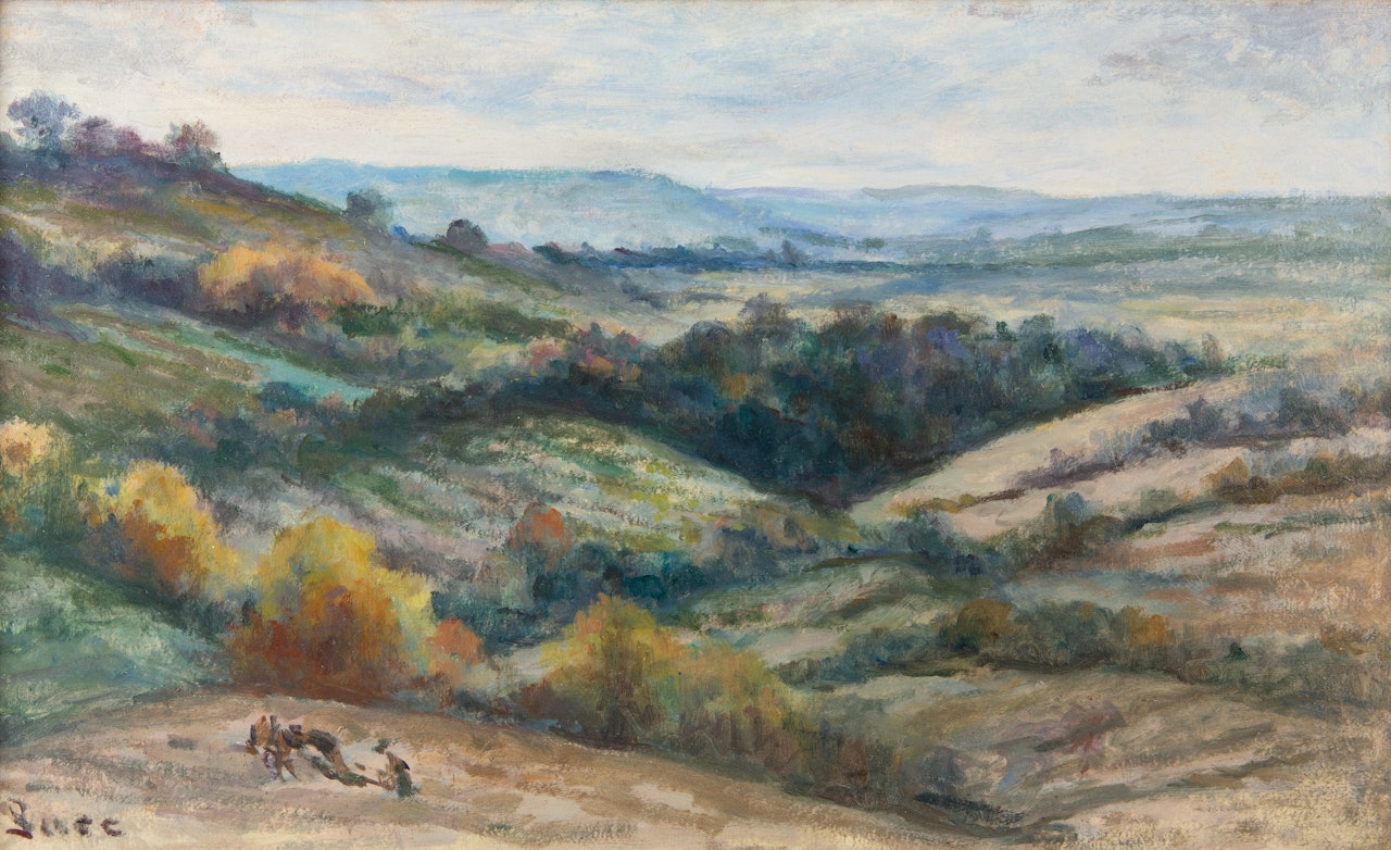 Rolleboise, les coteaux de la rouge Voie by Maximilien Luce