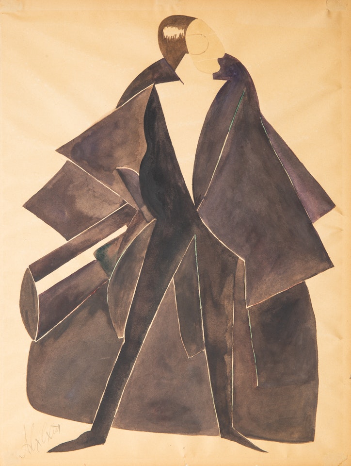 Costume design for the play Comrade Khlestakov, directed by Dmitry Smolin by Alexandra Exter
