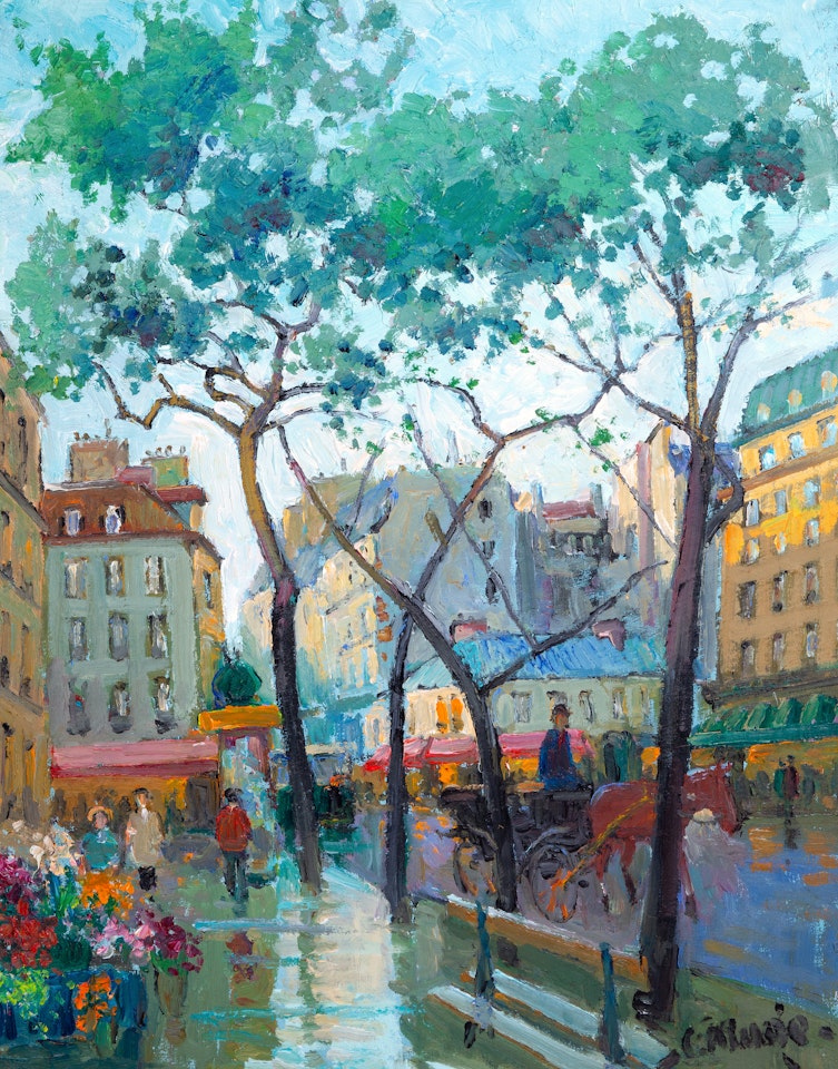 Parisian Streetscape by Constantin Kluge